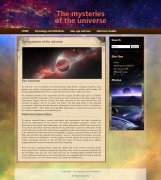 宇宙的奥秘 4页面(5页面) The mysteries of the universe 外文版英文版 版本B