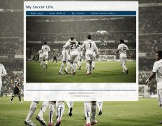 My Soccer Life. 5页面 外文英文版本 体育 <font color='red'>足球</font>主题 简单版本A