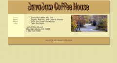 JavaJam Coffee House 4页面 外文英文留学生版本 简单自适应响应式布局