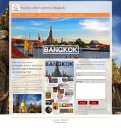 Bangkok 单页面（2页面 3页面）泰国曼谷 国际旅游度假 外文英文主题