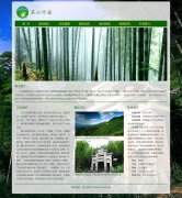 茶山竹海 单页面（2页面 3页面）森林公园 旅游景点