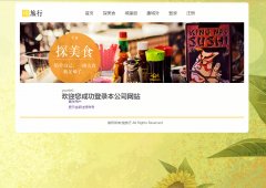 悦旅行 8页面 旅游主题 带设计说明 flash轮播 asp+access 注册登录功能