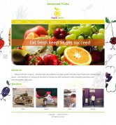 Advanced Fruits 4页面 水果送货上门 外文英文主题