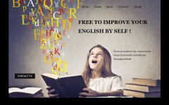 IMPROVE YOUR ENGLISH 3页面 外文英文主题 英语学习网站 带本地视频