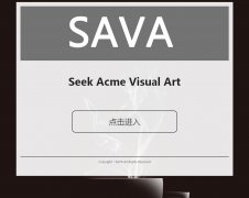 SAVA 2页面 个人摄影艺术类网站 带JS轮播特效