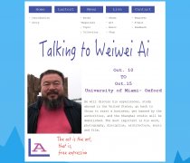 Weiwei Ai 艾未未 5页面 行为艺术家介绍 外文英文留学生作品