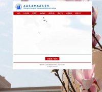 上海东海职业技术学院-二十五年东海梦 4页面 学校主题 带flash动画欢迎页面 