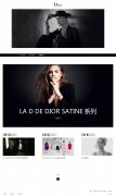 DIOR 迪奥 4页面(5页面) 法国著名时尚消费电商品牌 带多个复杂JS特效