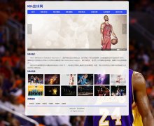 NBA篮球网 8页面 体育NBA篮球主题 带表单 背景音乐  js轮播特效 设计说明 asp+ac