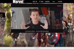 漫威 Marvel 电影漫画公司 5页面 带2个本地视频 JS图片轮播特效 页内锚点导航