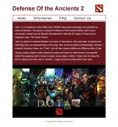 Dota 2 4页面 Defense Of the Ancients 2 游戏 留学生英文网页 带PSD设计稿 欢迎弹窗