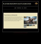 PLAYERUNKNOWN'S BATTLEGROUNDS 5页面 游戏 绝地求生 留学生英文版本 带JS轮播特效 展开收缩特效 留言表单判断 特效多