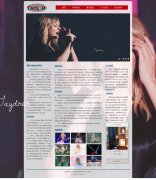 泰勒·斯威夫特(Taylor Swift) 单页面 明星个人主题 带滚动文字 JS轮播特效 spry折叠菜单 