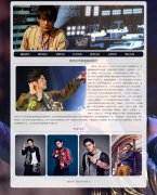 周杰伦与华语乐坛 7页面 HTML5+CSS3 带设计说明 滚动文字 JS图片轮播特效 背景音乐 留言表单 