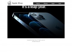 Apple Shop 8页面 苹果商店 HTML5+CSS3 media 响应式布局  带设计说明 jquery图片轮播特