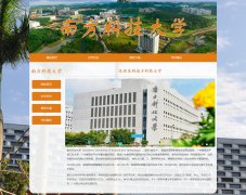 南方科技大学 南科大 4页面 大学学校介绍 HTML5 带JS图片轮播特效